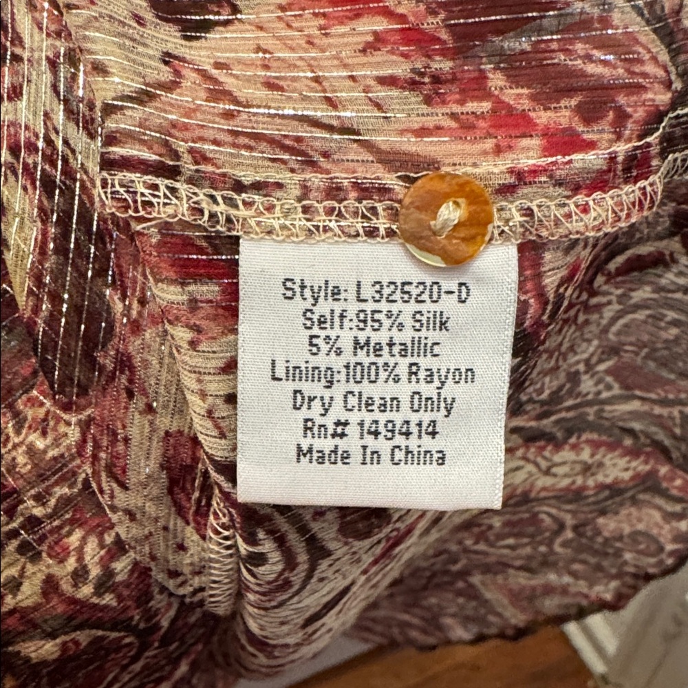 Johnny Was Bohemian Paisley Maxi Dress - Picture 6 of 6